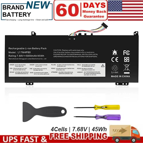 L17M4PB0 L17C4PB0 Battery for Lenovo Flex 6-14 6-14IKB 6-141KB IdeaPad 530S-14AR