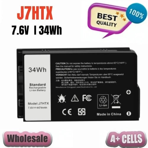 ?Laptop Battery J7HTX For Dell Latitude 7202 7212 Rugged Extreme Tablet 34wh