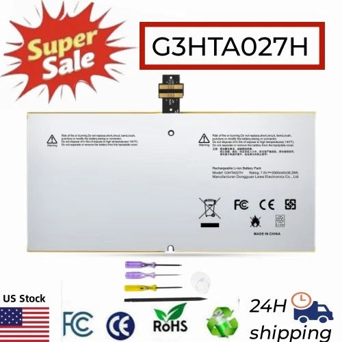 G3HTA027H G3HTAO27H Battery for Microsoft Surface Pro 4 1724 12.3 inch Series