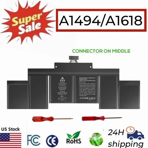 ?LOT 30x A1494 A1618 Battery for Apple MacBook Pro 15 inch Retina A1398 Mid 2015