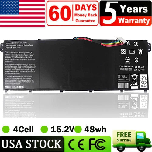 Laptop Battery For Acer Nitro 5 AN515-51 AN515-52 AN515-53 AC14B8K Notebook PC