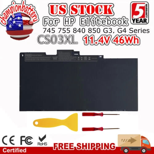CS03XL Battery for HP EliteBook 840 G3 848 G3 850 G3 755 G3 ZBooK 15u G3 Laptop