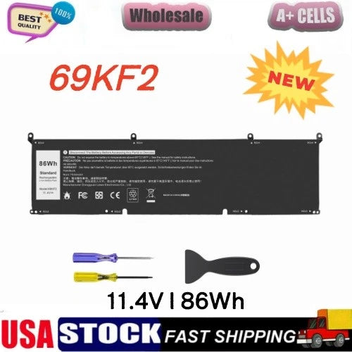 ?LOT 10x 69KF2 Battery for Dell XPS 15 9500 9510 9520 G15 5510 Alienware M15 R4