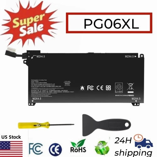 ?PG06XL Battery For HP Omen 15-DH 15T-DH000 DH0XXX DH1019NR L48497-005 69Wh