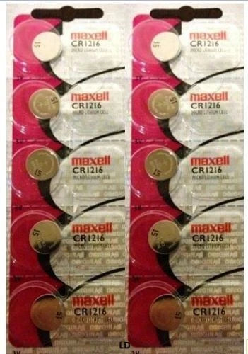 CR 1216 MAXELL LITHIUM BATTERIES (1 piece) 3V watch New Authorized Seller
