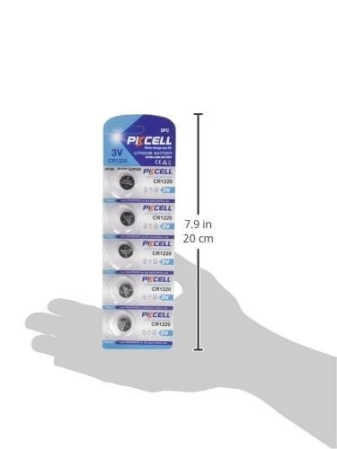 BlueDot Trading CR1220 5020LCL Lithium Li-MnO2 Button Coin Cell Battery 20 Pack