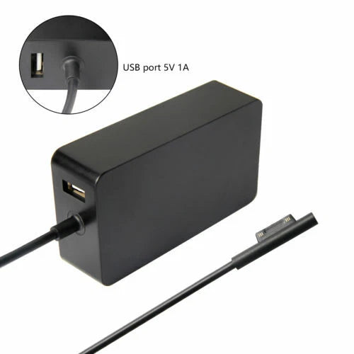 36W For Microsoft Surface Pro 4 3 1625 AC Adapter 12V 2.58A Charger + Power Cord