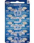 10 Button Cell Type 319 Batteries Renata