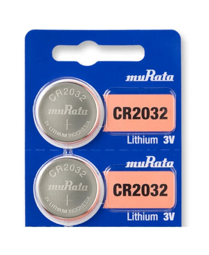 Murata CR2032 Battery 3V Lithium Coin Cell (100 Count) - Replaces Sony CR2032