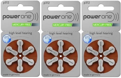 NEW 240 Pcs Power One Power One Hearing Aid Batteries size P312 Expire 2023