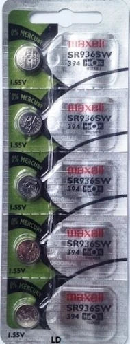 394 MAXELL WATCH BATTERIES SR936SW New packaging Authorized Seller