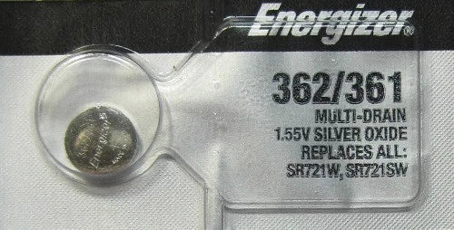 1 Energizer Silver Oxide SR721SW SR721W SR721 1.55V Battery
