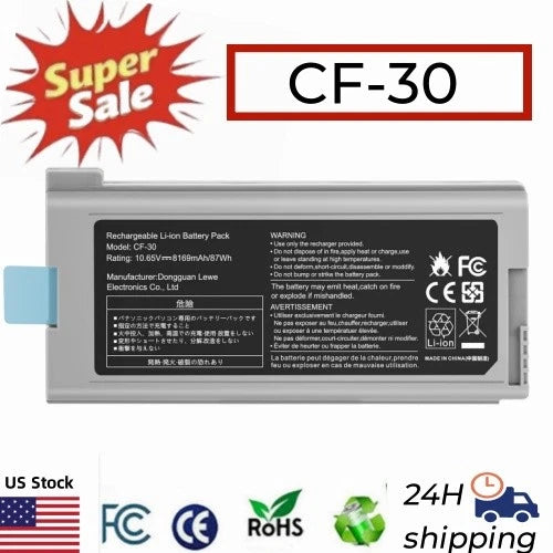 ?CF-30 CF-31 Battery 87Wh for Panasonic Toughbook CF-53 CF-52 CF-VZSU1430U US