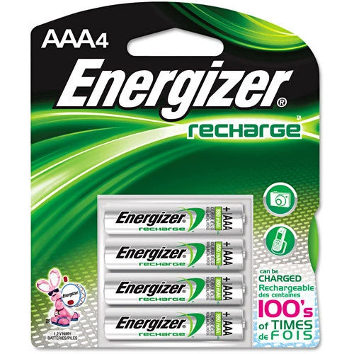 Energizer AAA Rechargeable Batteries 4 Pack