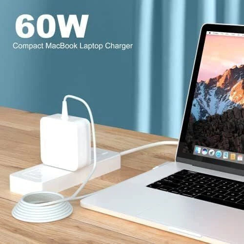 60W A1278 Macbook Pro Charger L-Tip Power Adapter for Mac Book Air, Mac Book Pro
