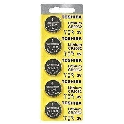 4 x New Original Toshiba CR2032 CR 2032 3V LITHIUM BATTERY BR2032 DL2032 Remote