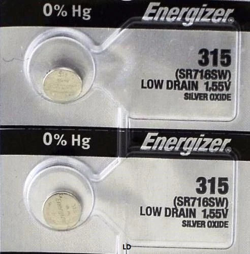 ENERGIZER 315 SR716SW (10 piece) WATCH BATTERIES NEW SEALED Authorize Seller