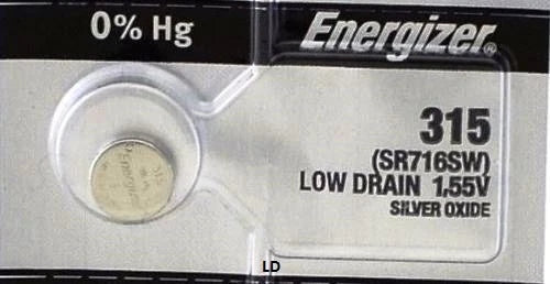 ENERGIZER 315 SR716SW (10 piece) WATCH BATTERIES NEW SEALED Authorize Seller