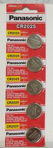 100 Batteries-Panasonic CR2025 DL2025 ECR2025 3V Lithium Coin Battery Exp-2032