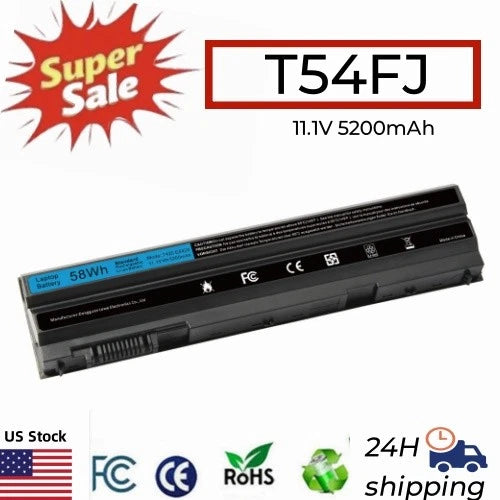 T54FJ P8TC7 8858X Battery for Dell Latitude E6420 E6540 E6430 71R31 T54F3 N3X1D