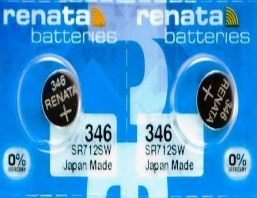 2 x FRESH NEW RENATA SR712SW 346 SR712SW TR712SW BATTERIES