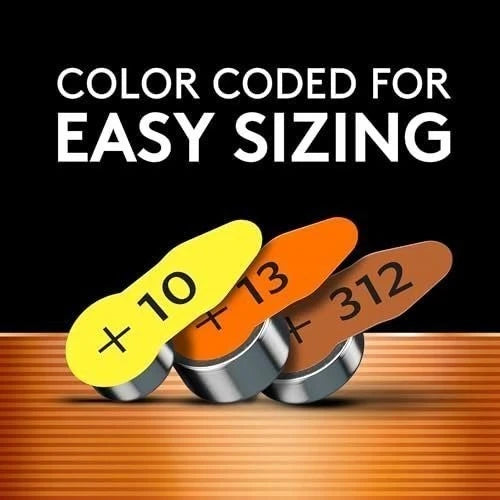 Duracell Hearing Aid Batteries Blue Size 675, 6 Count Pack, 675A Size Hearing...