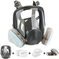 15in1 Facepiece Full Face Gas Mask Filter for Spray Respirator Painting Reusable