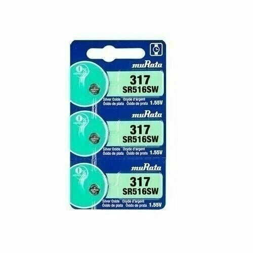 1 Sony 317 SR516SW SP317 V317 D317 616 Silver Oxide Watch Battery Made in Japan