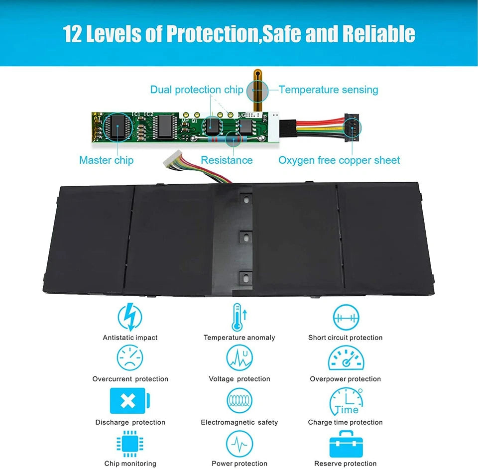 For Acer AP13B3K Battery Aspire M5-583P V5-572P V5-572G AP13B8K 41CP6/60/78