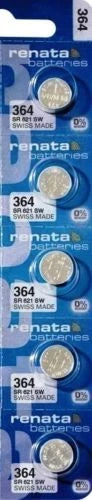 364 RENATA WATCH SR621SW BATTERY FREE SHIPPING Authorized Seller
