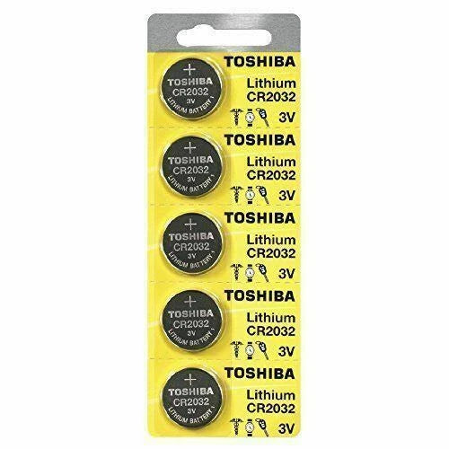 Toshiba Genuine Fresh Date CR2032 2032 Lithium 3V Batteries Exp 2030 (10 pieces)
