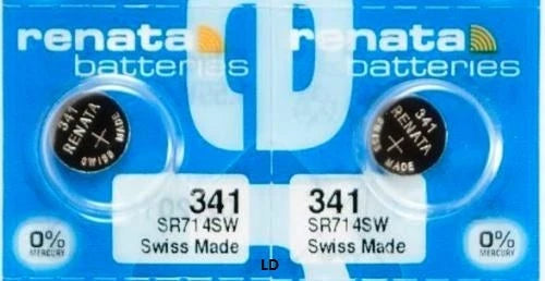 341 RENATA SR714SW (5 piece) D341 Watch Battery Free Shipping Authorized Seller