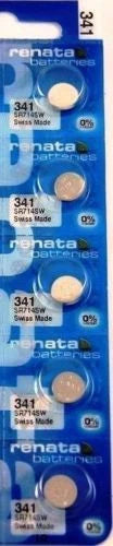 341 RENATA SR714SW (2 piece) D341 Watch Battery Free Shipping Authorized Seller