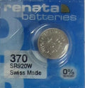 370 Renata SR920W Watch 1 battery