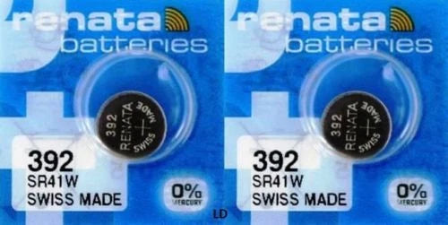 392 RENATA SR41W SR41 (10 piece) Watch Battery Free Shipping Authorized Seller