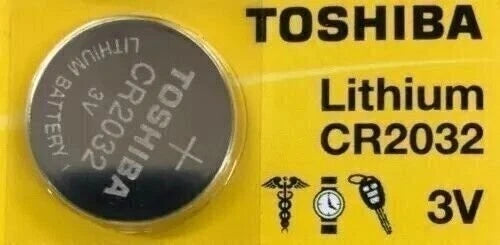 10 x New Original Toshiba CR2032 CR 2032 3V LITHIUM BATTERY BR2032 DL2032 Remote