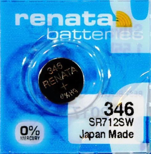 346 RENATA SR712SW (2 piece) WATCH BATTERIES New Authorized Seller