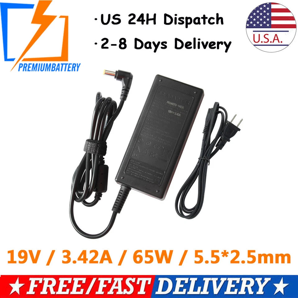 AC Adapter Battery Laptop Charger For Toshiba Satellite C675 C675D L775 L775D