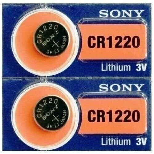5 PCS SONY CR1220 1220 LITHIUM 3V BUTTON COIN CELL WATCH BATTERIES VALUE PACK