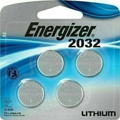 Brand New 2X 4-Pack Energizer Batteries CR2032 3V Lithium Coin Cell 8 Total Ct