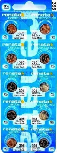 395 RENATA WATCH BATTERIES SR927SW (5 piece) New packaging Authorized Seller