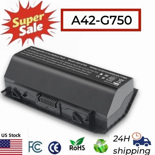 ?A42-G750 A42G750 Battery for ASUS G750 ROG G750J G750JM G750JW G750JX G750JS