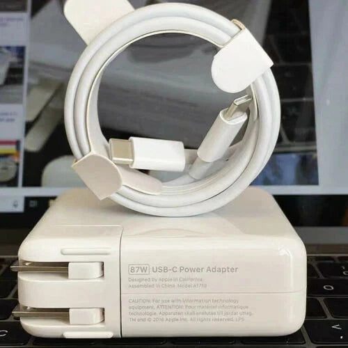OEM 87W USB C Power Adapter Charger for Macbook Pro 15" A1707 A1919 A1990 +Cord