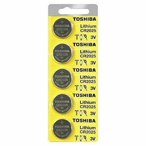 10 x New Original Toshiba CR2025 CR 2025 3V LITHIUM BATTERY BR2025 DL2025 Watch