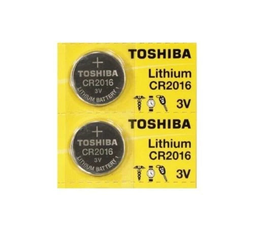 2 x New Original Toshiba CR2016 CR 2016 3V LITHIUM BATTERY BR2016 DL2016 Watch
