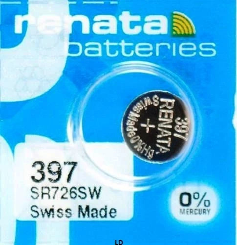397 RENATA SR726SW (5 piece) D397 Watch Battery Free Shipping Authorized Seller