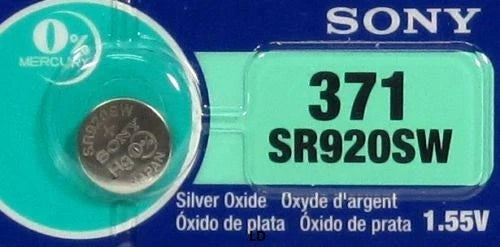 MURATA / SONY 371 370 SR920W SR920SW (5 Piece) Brand New Battery US Seller