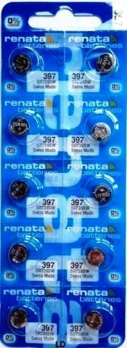 397 RENATA SR726SW D397 Watch Battery Free Shipping Authorized Seller