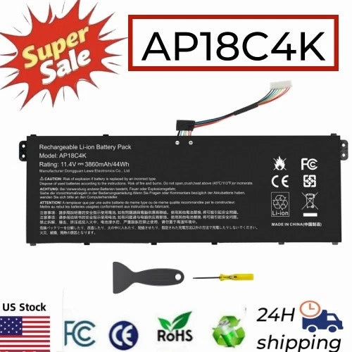 ?AP18C4K Battery for Acer Aspire 5 A515-43 A515-43G A515-44 A515-44G 44Wh