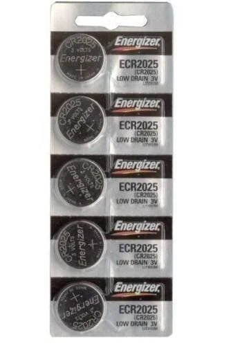 10 Energizer CR2025 Lithium Coin Cell 3V Original New Battery Exp: 2025